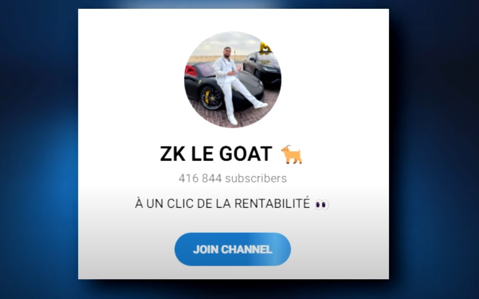 chaine telegram zk elite