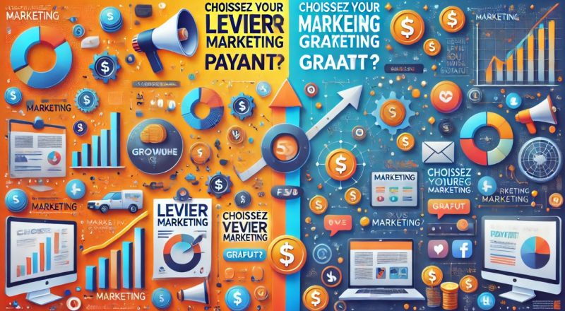 levier marketing payant vs gratuit